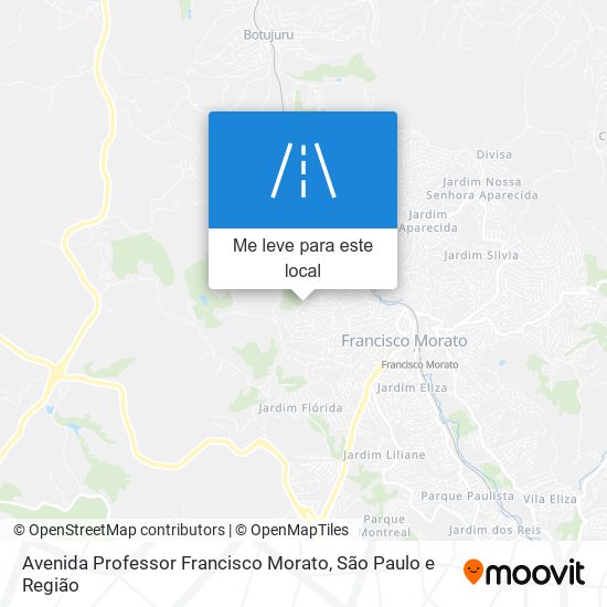 Avenida Professor Francisco Morato mapa