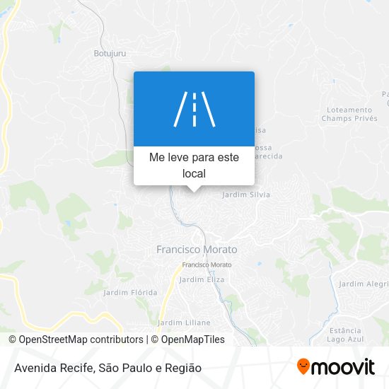 Avenida Recife mapa