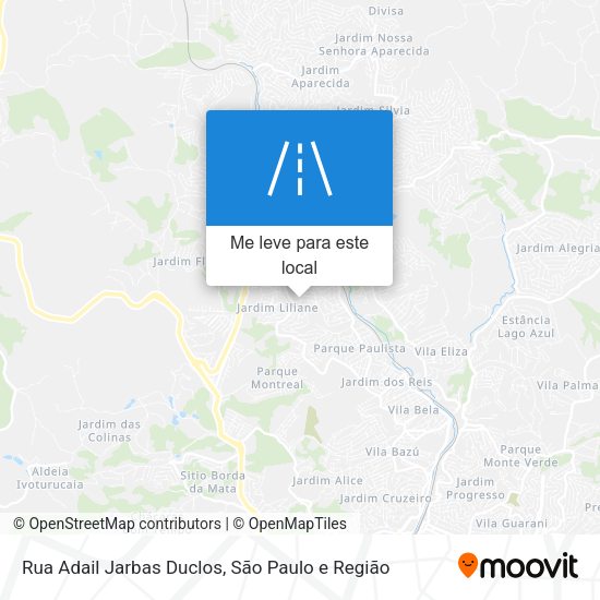 Rua Adail Jarbas Duclos mapa