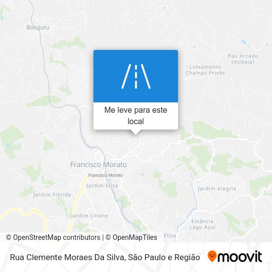 Rua Clemente Moraes Da Silva mapa
