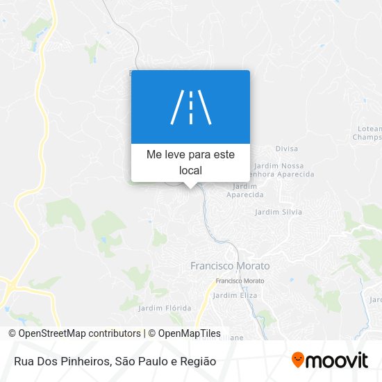 Rua Dos Pinheiros mapa