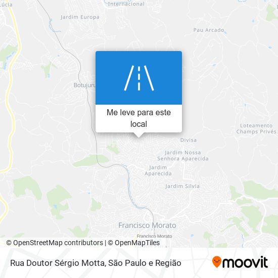 Rua Doutor Sérgio Motta mapa