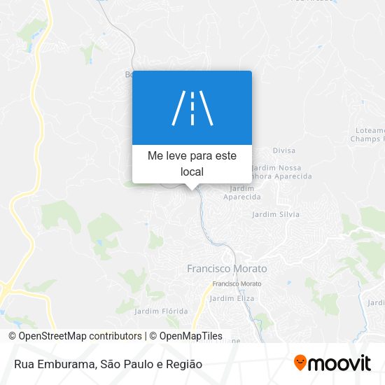 Rua Emburama mapa