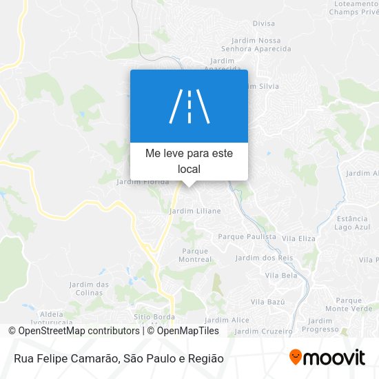 Rua Felipe Camarão mapa