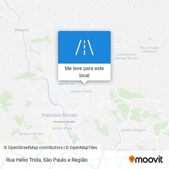 Rua Hélio Trida mapa