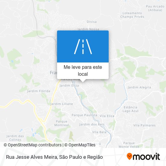 Rua Jesse Alves Meira mapa