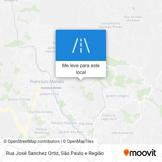 Rua José Sanchez Ortiz mapa