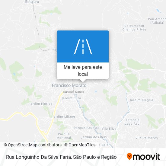 Rua Longuinho Da Silva Faria mapa