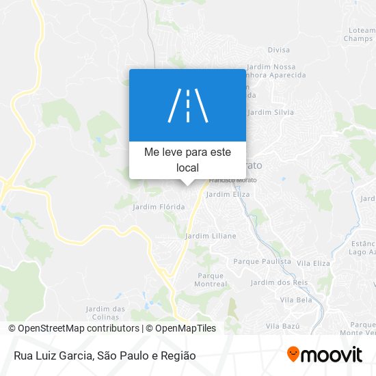 Rua Luiz Garcia mapa