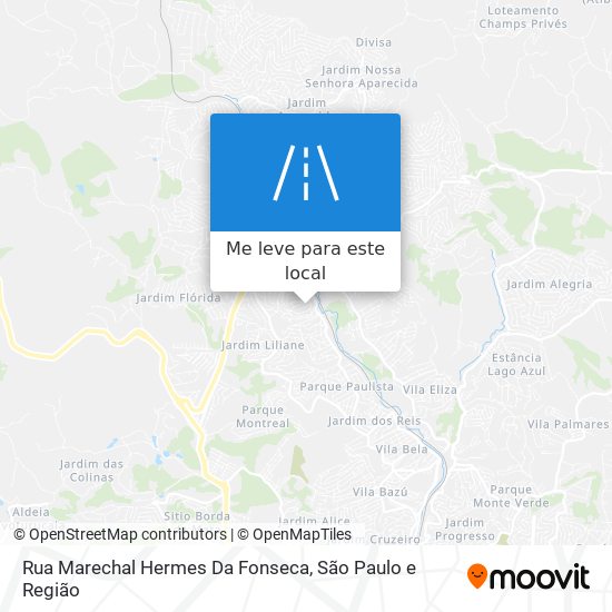 Rua Marechal Hermes Da Fonseca mapa