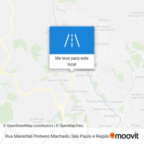 Rua Marechal Pinheiro Machado mapa