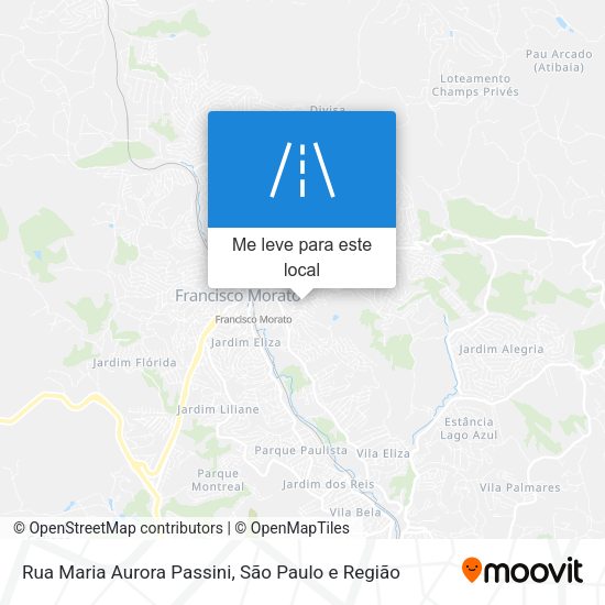 Rua Maria Aurora Passini mapa