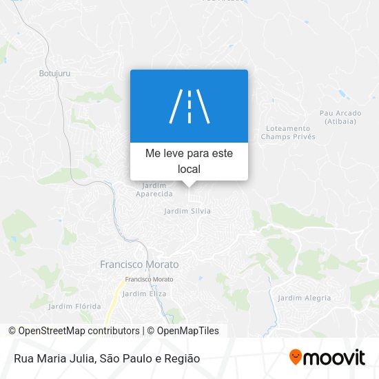 Rua Maria Julia mapa