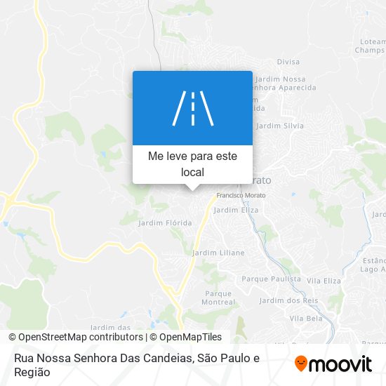 Rua Nossa Senhora Das Candeias mapa