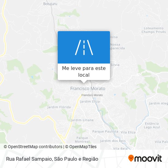 Rua Rafael Sampaio mapa