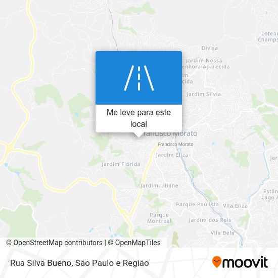 Rua Silva Bueno mapa