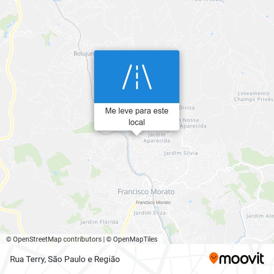 Rua Terry mapa