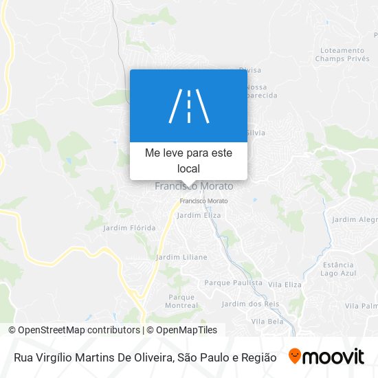 Rua Virgílio Martins De Oliveira mapa