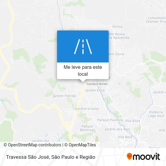 Travessa São José mapa