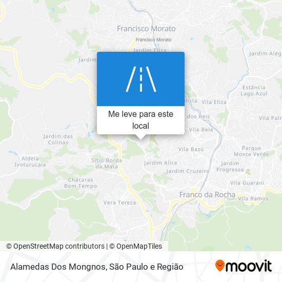 Alamedas Dos Mongnos mapa