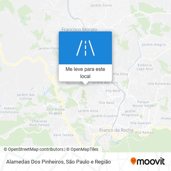 Alamedas Dos Pinheiros mapa