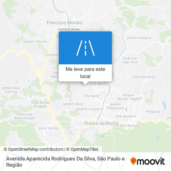 Avenida Aparecida Rodrigues Da Silva mapa