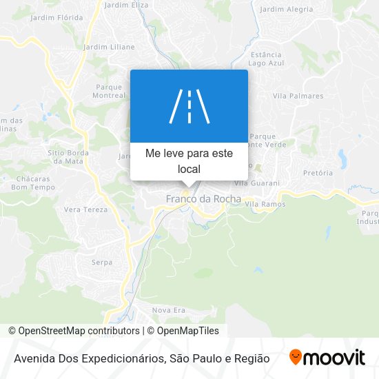 Avenida Dos Expedicionários mapa