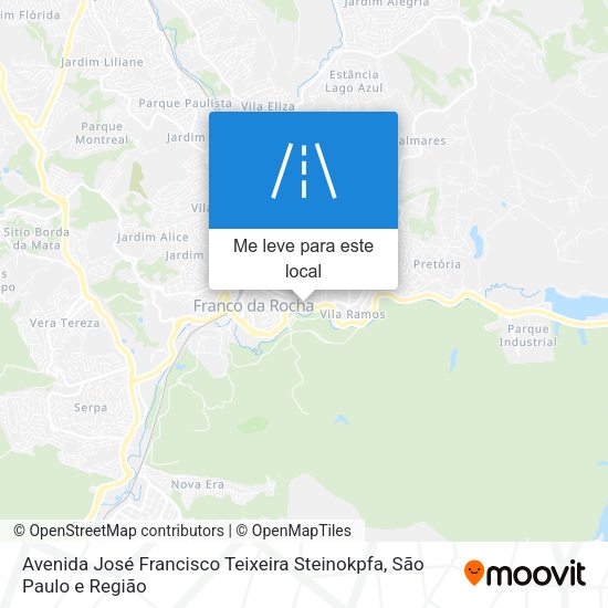 Avenida José Francisco Teixeira Steinokpfa mapa
