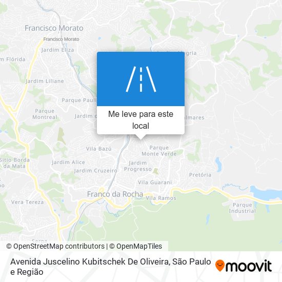 Avenida Juscelino Kubitschek De Oliveira mapa