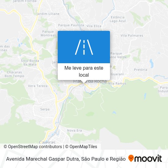 Avenida Marechal Gaspar Dutra mapa
