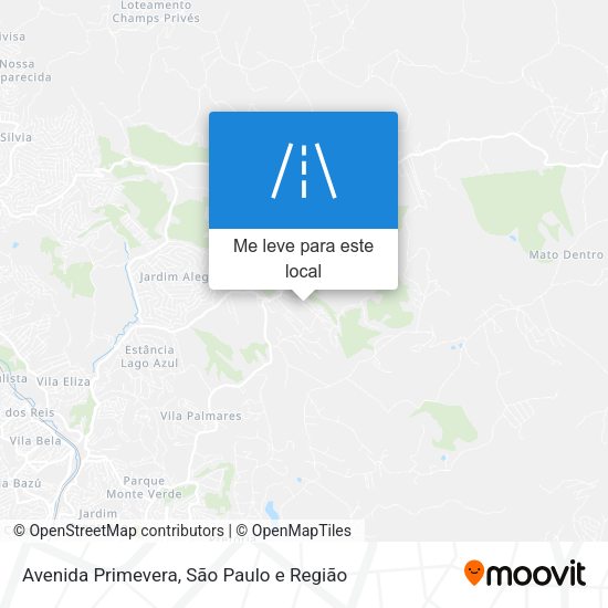 Avenida Primevera mapa