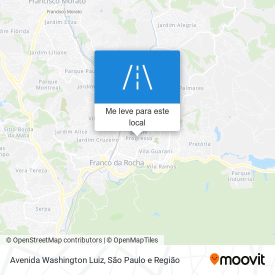 Avenida Washington Luiz mapa