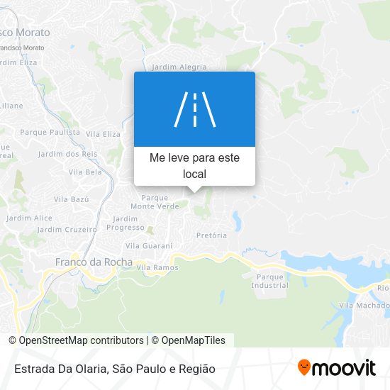 Estrada Da Olaria mapa