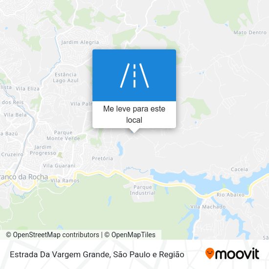 Estrada Da Vargem Grande mapa