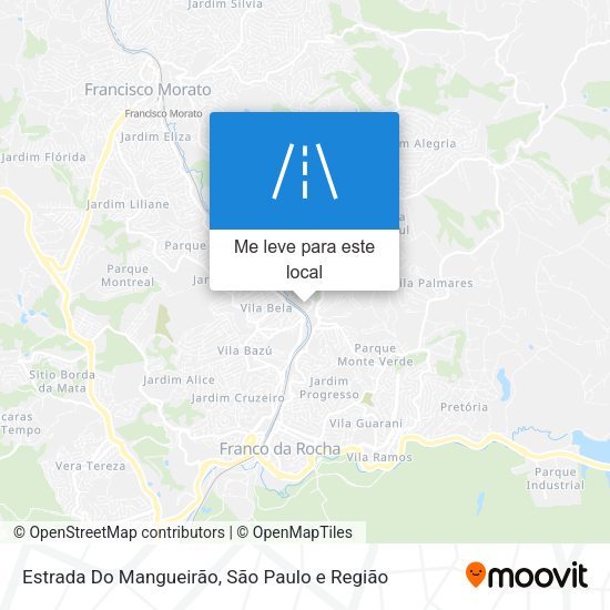 Estrada Do Mangueirão mapa