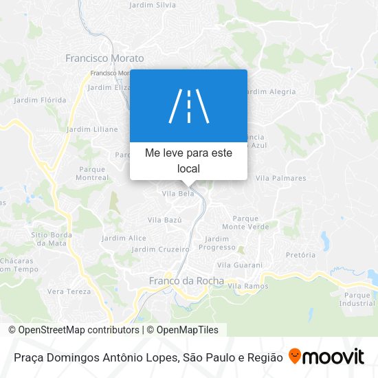 Praça Domingos Antônio Lopes mapa