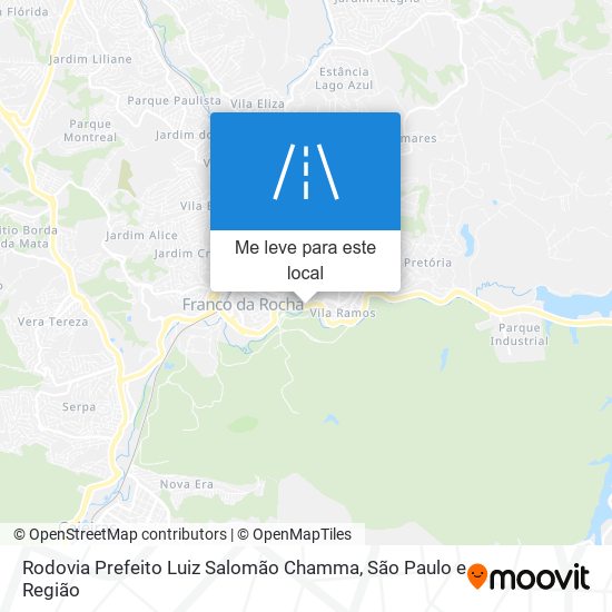 Rodovia Prefeito Luiz Salomão Chamma mapa