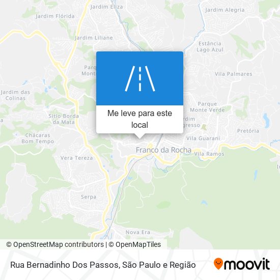 Rua Bernadinho Dos Passos mapa