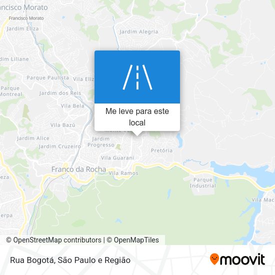 Rua Bogotá mapa