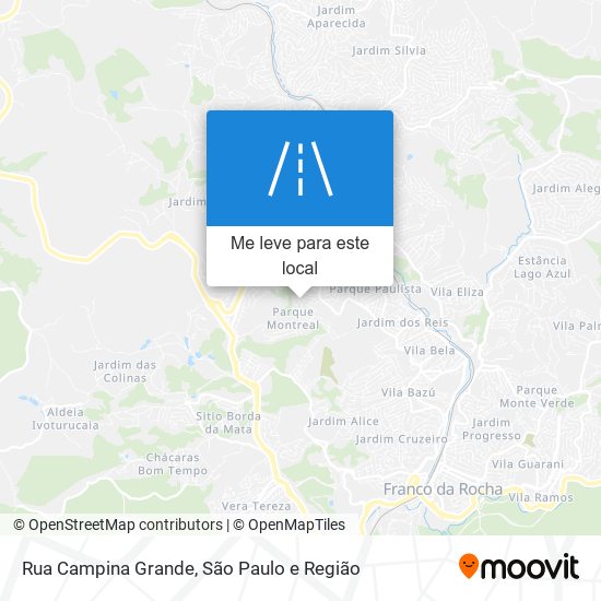 Rua Campina Grande mapa