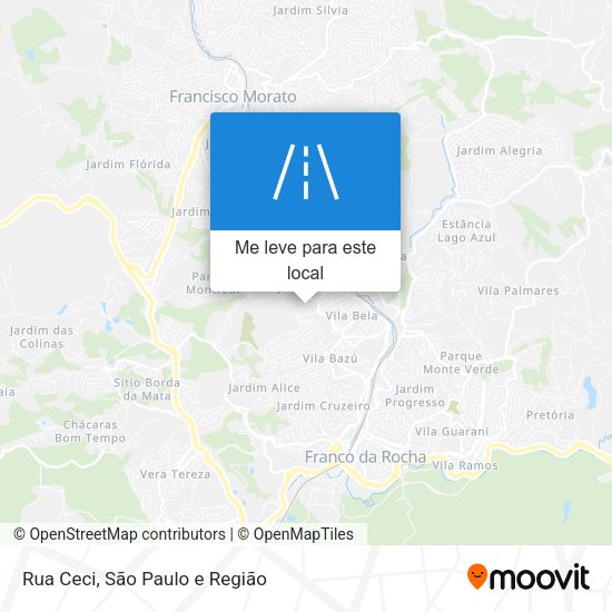 Rua Ceci mapa