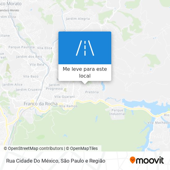 Rua Cidade Do México mapa