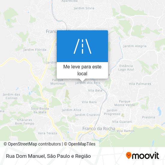 Rua Dom Manuel mapa