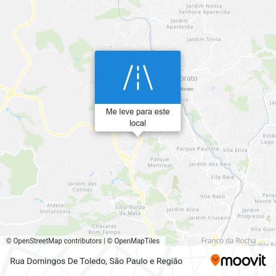 Rua Domingos De Toledo mapa