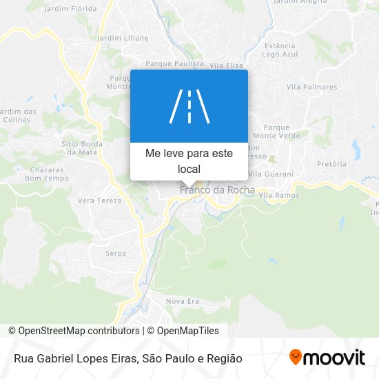 Rua Gabriel Lopes Eiras mapa