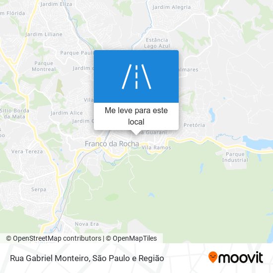 Rua Gabriel Monteiro mapa