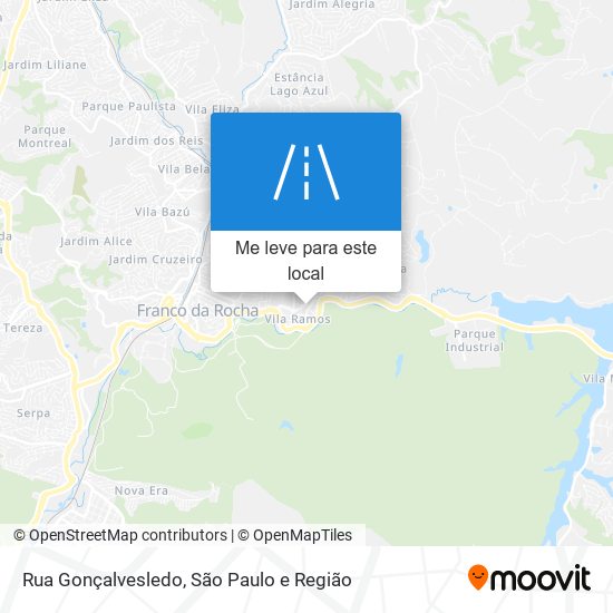 Rua Gonçalvesledo mapa