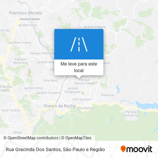Rua Gracinda Dos Santos mapa