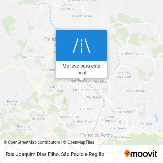 Rua Joaquim Dias Filho mapa