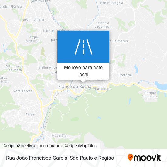 Rua João Francisco Garcia mapa